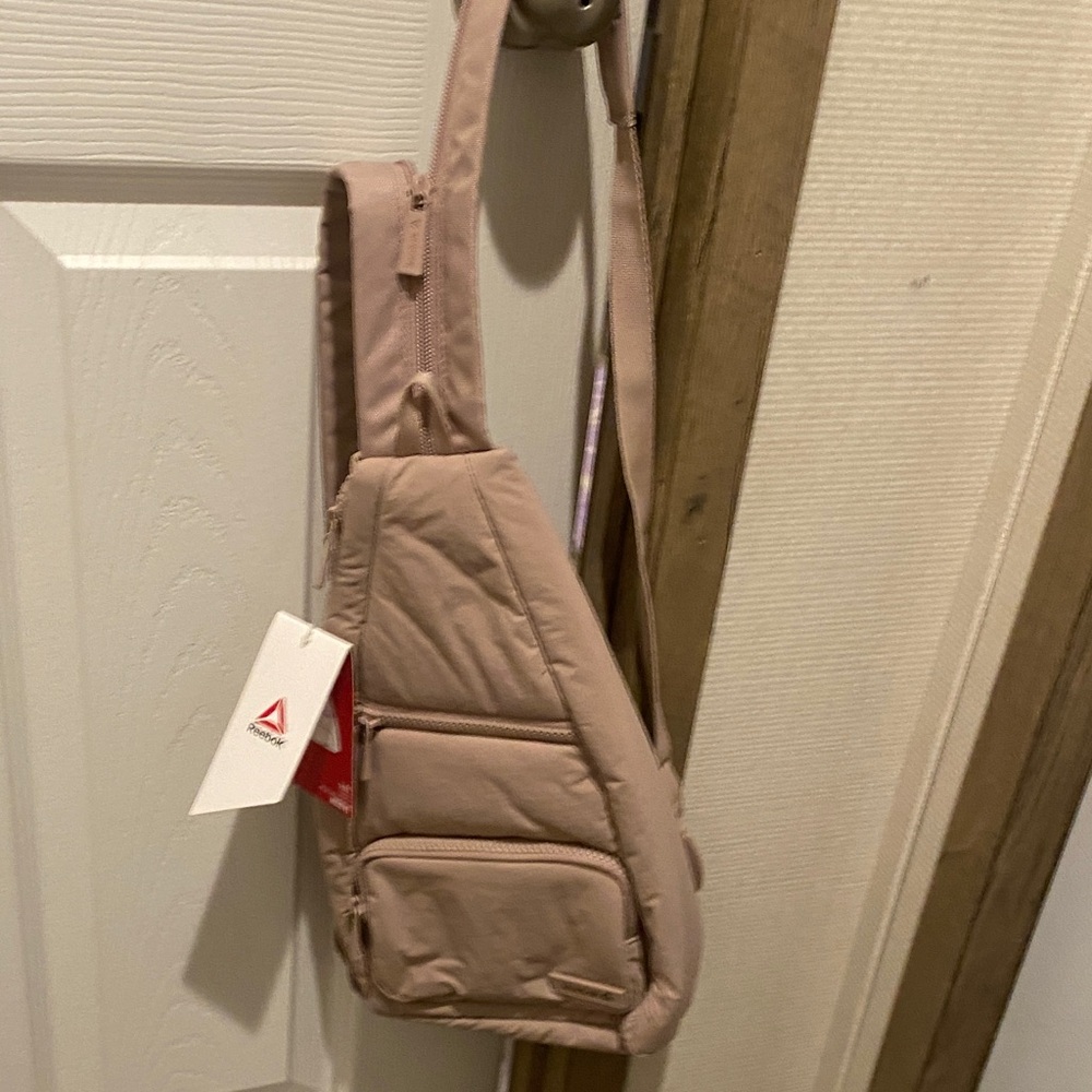 Reebok Beige Belt Bag for Men